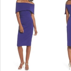 Vince Canute Popover dress in Cobalt